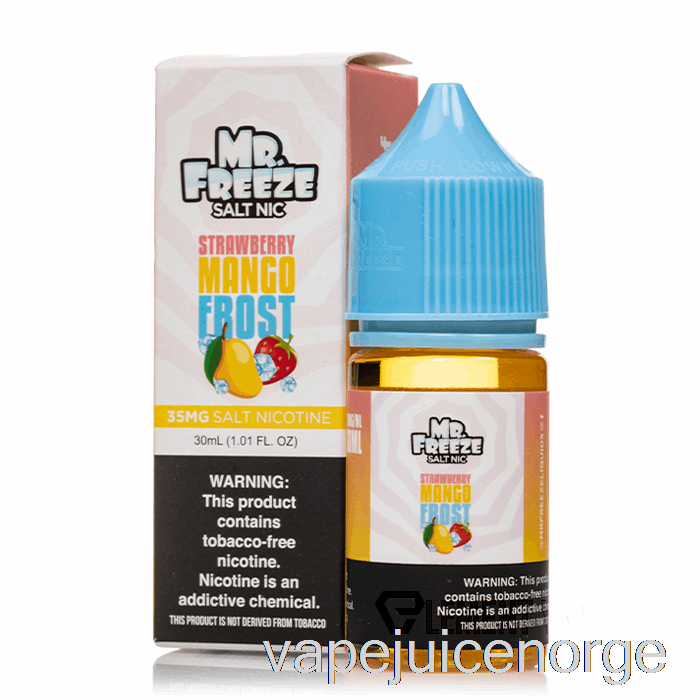 Vape Juice Jordbær Mango Frost - Mr Fryse Salter - 30ml 35mg